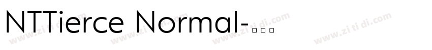 NTTierce Normal字体转换